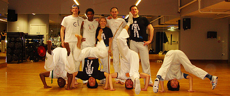 Capoeira Agora students and Estagiária Justyna