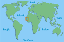 Map of the World with highlighted Senegal - courtesy of www.worldatlas.com Map of the World with highlighted Senegal - courtesy of www.worldatlas.com